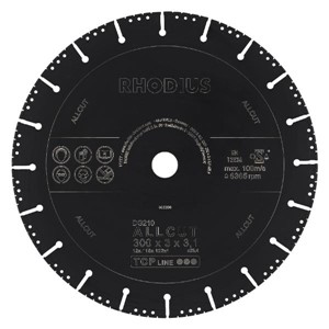 RHODIUS DG210-300x3.1x25.40mm D/C DISC ALLCUT