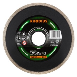 RHODIUS DG50 115x5x1.6x22.23mm Diamond Cut Wheel