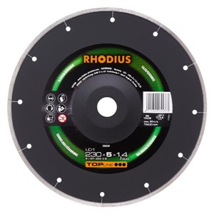 RHODIUS LD1TOP 230x5x1.4x22mm Xtra-thin Dia Disc
