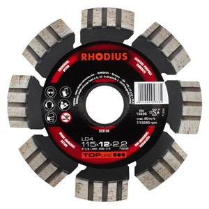 RHODIUS LD4 115x2.2x22.23mm Laser Diamond Disc