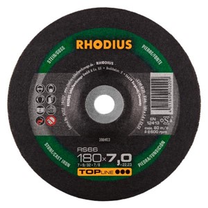 RHODIUS RS66 180x7x22.23mm Stone/Iron Grind Disc