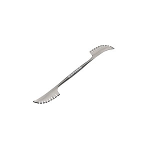 Serrated shaping tool 10x1" stainless steel 250x25